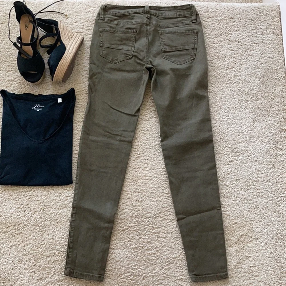 Wish List Jeans Olive Colored Jeans - Picture 5 of 8